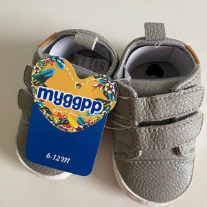 MYGGPP Baby Shoes Newborn Infant Boy  Classical PU Soft Anti-slip Toddler Shoes